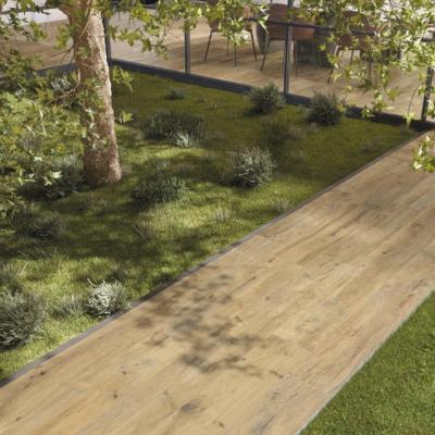 carrelage exterieur imitation bois beige 20x120 branch jasper century en sto